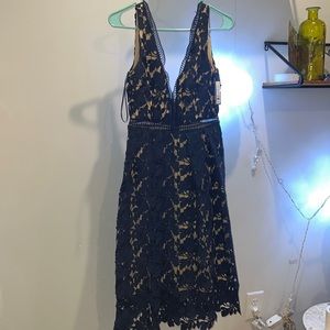 Romeo + Juliet, Navy Lace Dress